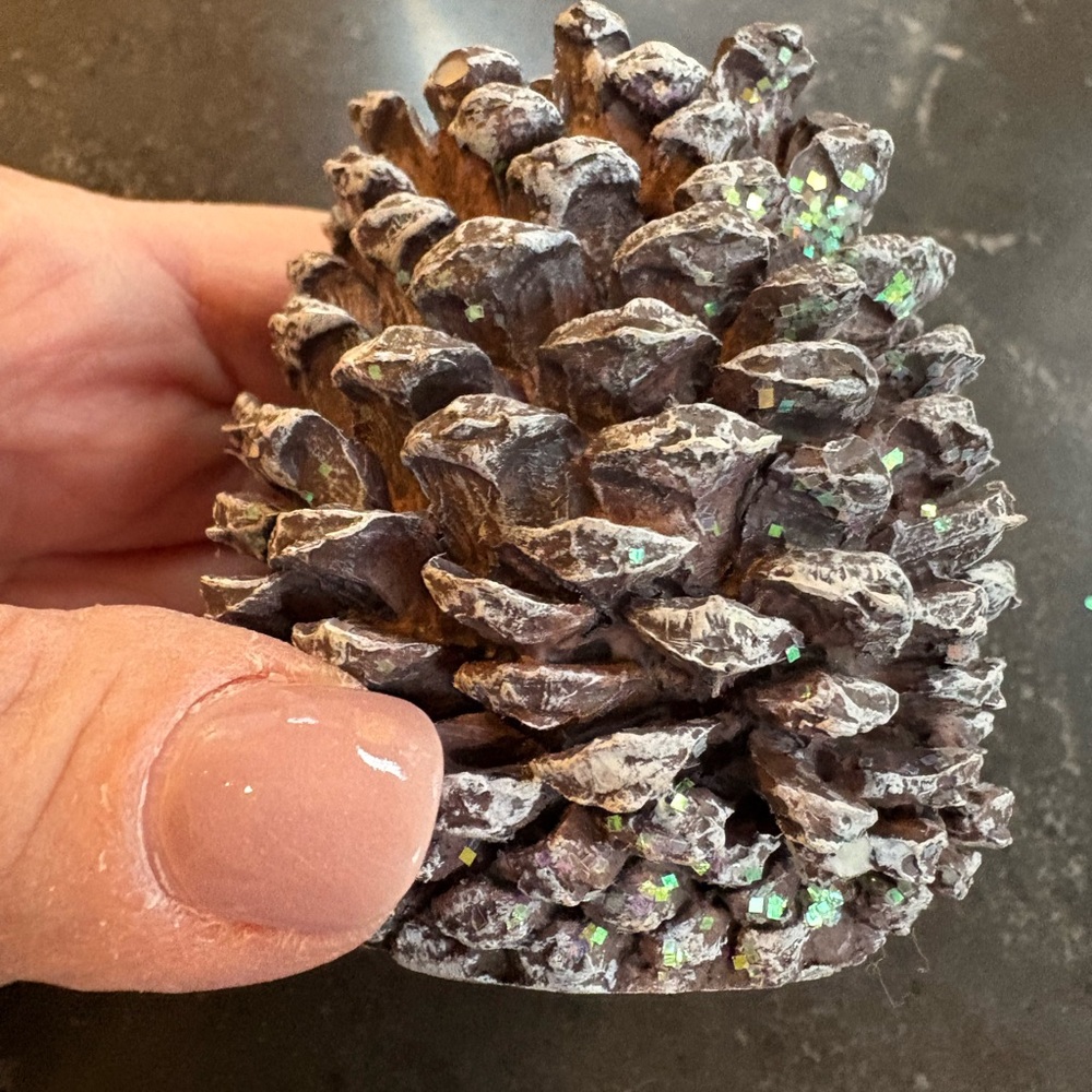 Rustic Pinecone Candle Holders - Picture 6 of 9